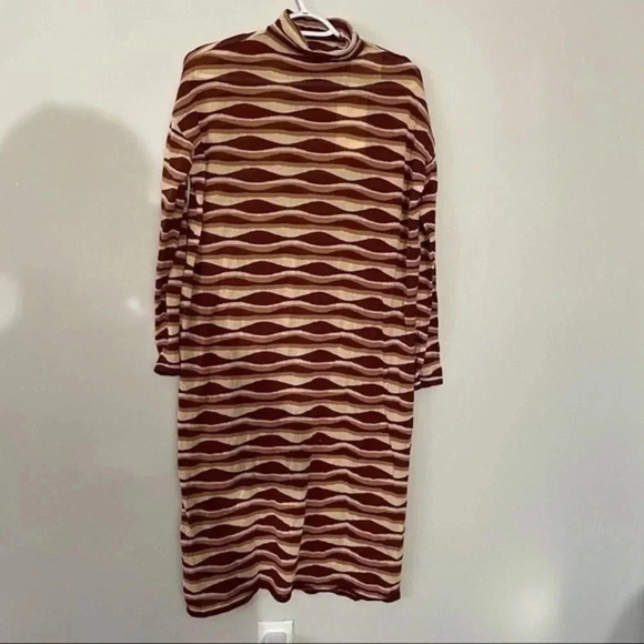 Zara printed knit tunic dress limited edition Small 0014/113 - Picture 4 of 8